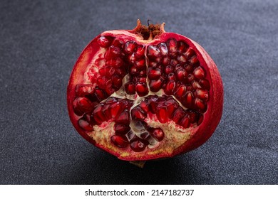 Ripe Sweet Rube Juicy Pomegranate Fruit