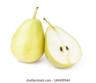 ripe williams pears, isolated on white background - Shutterstock ID 149439944