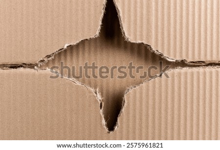 Similar – Image, Stock Photo Cardboard star surface