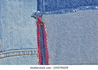 Ripped Denim Destroy Torn, Blue Jean Texture