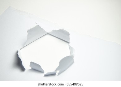 ripped paper