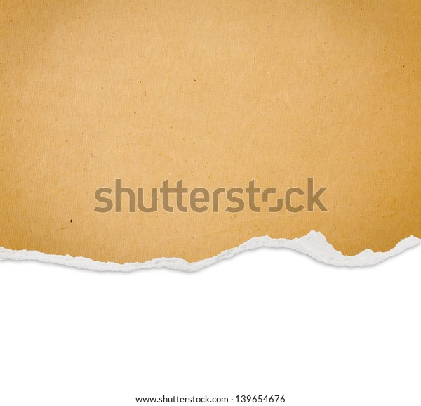 Ripped Paper Free Space Text Stock Photo (Edit Now) 139654676