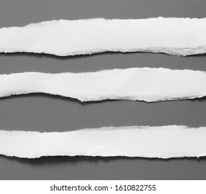 Ripped Paper Isolated On Black Background With Copy Space For Text