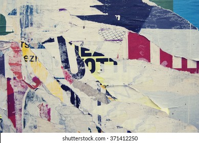 Ripped Poster Background, Urban Texture