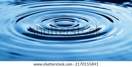 The ripple affect. Abstract studio shot of ripples in a puddle of water.