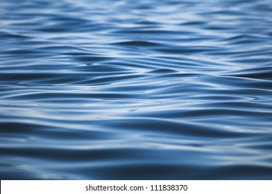 Ripple on the surface of the water, the Baltic Sea