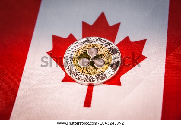 Ripple Xrp Canada Flag Concept Investors Stock Photo Edit Now 1043243992