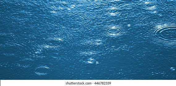 Ripples in Blue Water