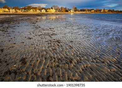 Ripples In The Sand On Willard Beach, Maine