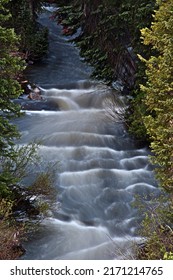rippling mountain streams form different locations in Colorado
