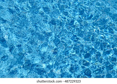 Rippling Water Pool Bright Blue Water Stock Photo 487229323 | Shutterstock