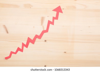 Rising Arrow Of Bird's-eye View Shooting