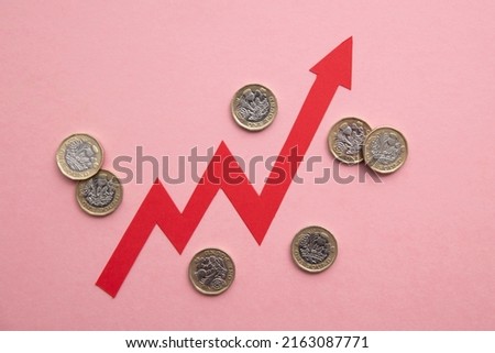 Rising cost of living. inflation financial crisis background Stockfoto © 