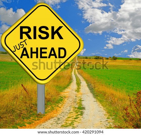 Similar – Risk vs. safety sign