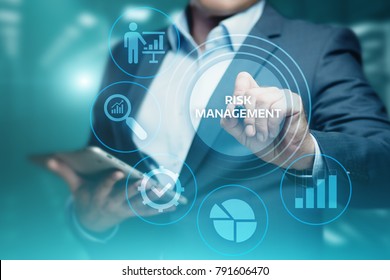 Risk Management Strategy Plan Finance Investment Internet Business Technology Concept.