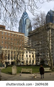 Rittenhouse Square - Famous Posh Neighborhood And City Park In Philadelphia, PA