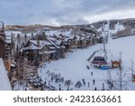 The Ritz Carlton, Bachelors Gulch Avon, Colorado during peak ski season holiday weekend 