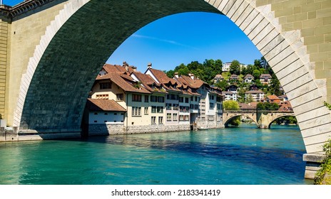 River Aare in the city of Bern - the capital of Switzerland