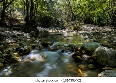 a river in Abruzzo, Italia 