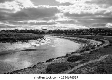 River Adur West Sussex Inmonochrome