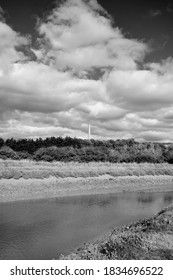 River Adur West Sussex Inmonochrome