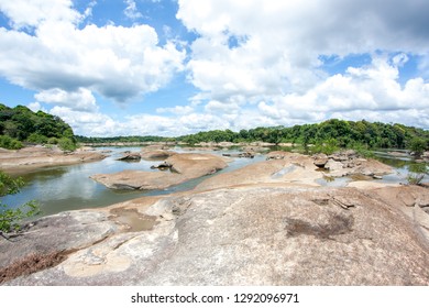 A River Of The Amazon In The Dry Season In Rupununi Guyana