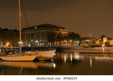 River Avon At Bristol By Night ,UK