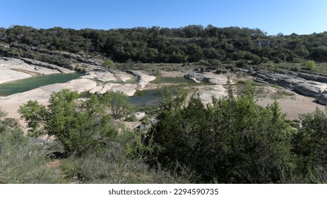 a river bed showing different layers and types of rock