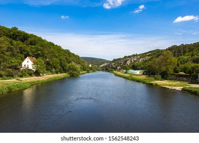 River Berounka during a beutiful sunny day