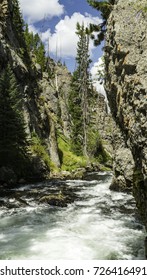River Between Rocks