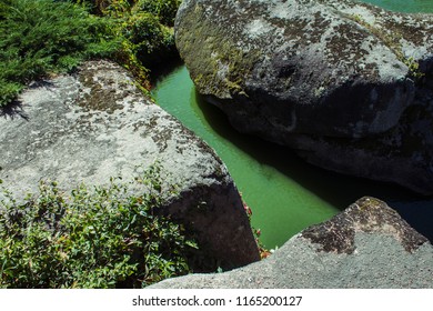 River between stone