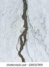 River caught by a drone