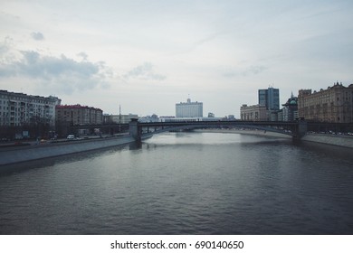 River in the city