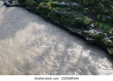 The River Comal In The Rainy Season