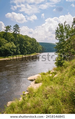The River at Cook Forest State Park and Clarion River Lands in scenic northwestern Pennsylvania, USA