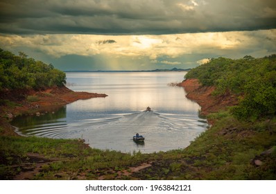 River Cuiaba Sky Blue City