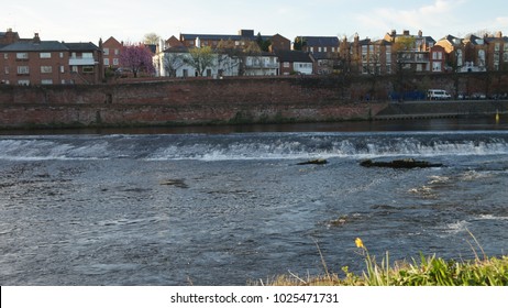 River Dee Weir And Groves