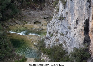 River In A Deep Valley Of The Cévennes

