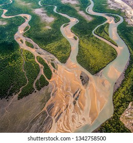 River delta, Mozambique - Shutterstock ID 1342758500