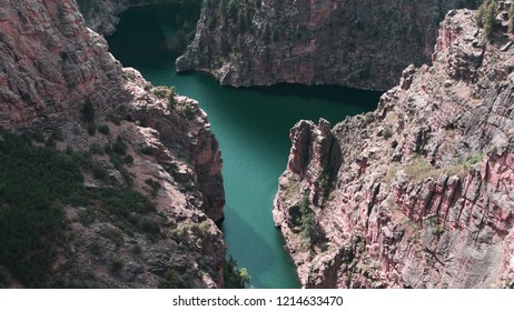 river down a cliff 