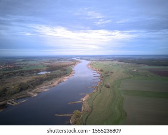 River Elbe Altmark East Germany