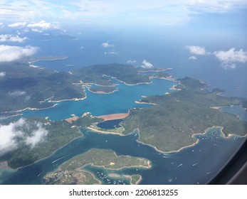 River Estuary From The Sky 