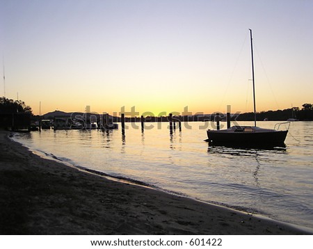 River in the Evening