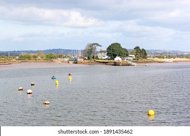 River Exe Estuary In Devon	