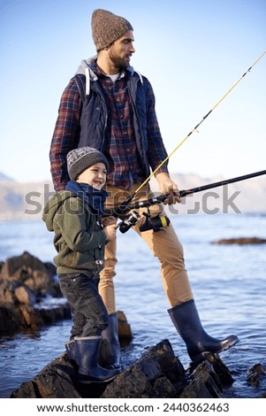 Similar – Image, Stock Photo fish Adventure Son
