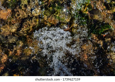 River Flow In Capilla Del Monte, Córdoba Province.