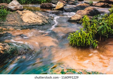The river is flowing rapids.