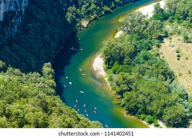 River And Forest In Ardeche