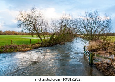 River Frome At Dorchester, Dorset, England.