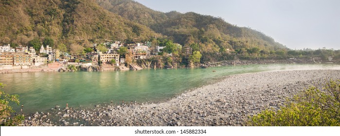 River Ganges At Rishikesh, India